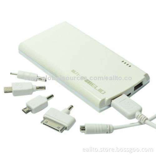 5,000mAh Power Bank/External Battery Pack, 120 x 65 x 14mm Dimensions